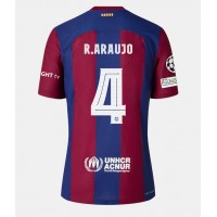 Stroje piłkarskie Barcelona Ronald Araujo #4 Koszulka Podstawowej dla damskie 2023-24 Krótki Rękaw